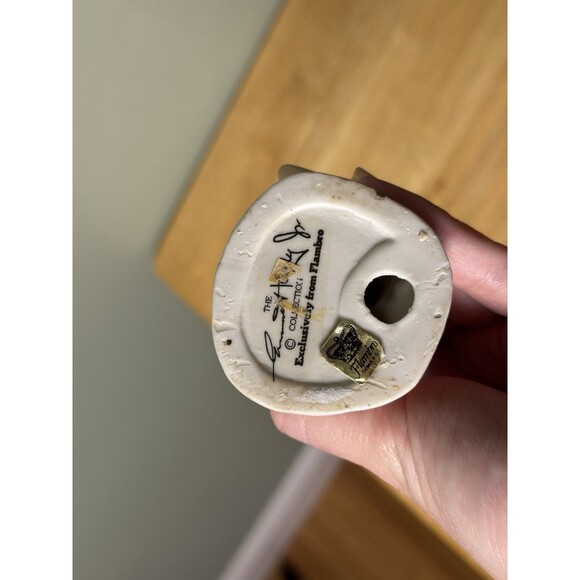 Flambro Clown w/ Balloons Emmett Kelly Jr Porcelain Figurine- Vintage, 1984 - Picture 6 of 6